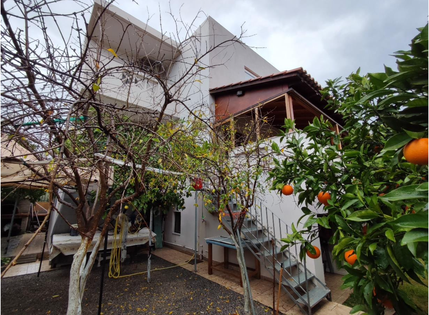 Βόρεια πλευρά με πορτοκαλιές